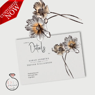 Carte D'accompagnement Gamme Minimale de pavots en terre cuite