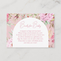 Garden Pink Floral Baby Book Demande