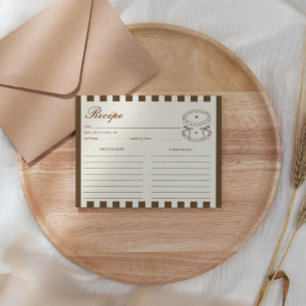 Carte D'accompagnement Gâteau au café d'anniversaire pour une personne un