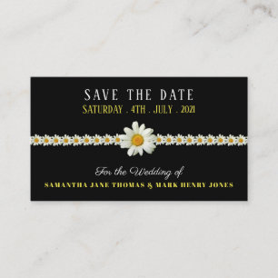 Carte D'accompagnement Gatsby Style Floral, Enregistrer la date