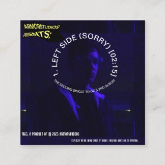 Carte D'accompagnement GAUCHE (DÉSOLÉ) [édition spéciale]