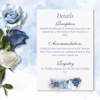 Gay Grooms Regency Roses bleus