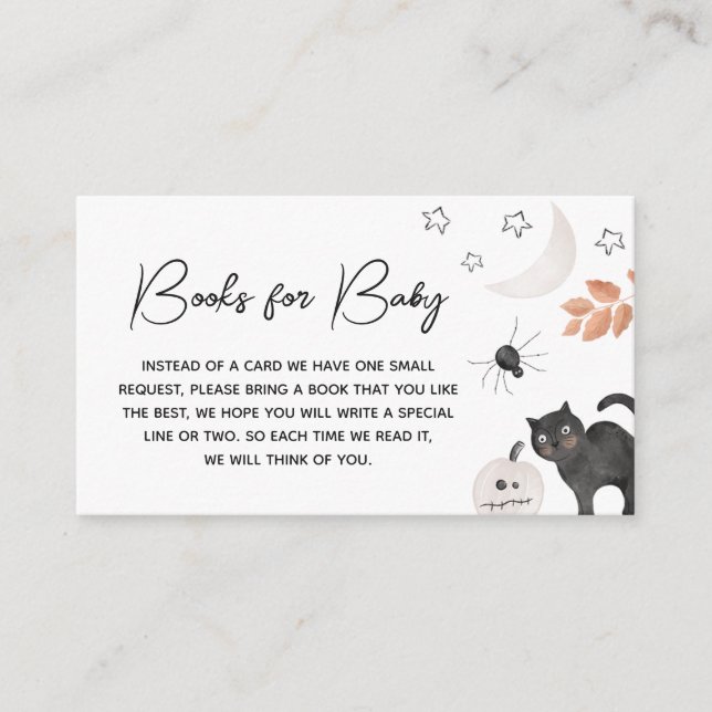 Carte D'accompagnement Genre Neutral Un petit livre Livres pour bébé (Devant)