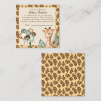 Giraffe Poster de animal Baby Bump Jeu