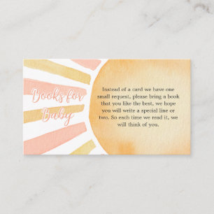 Carte D'accompagnement Girl A Little Ray of Sunshine Livres pour bébé