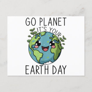 Carte D'accompagnement Go Planet Son Jour des terres Enseignant Enfants M