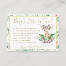 Gold Baby Library Demande de réservation Giraffe B