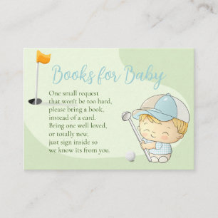 Carte D'accompagnement Golf Baby shower Cute Boy Par Tee Demande De Réser