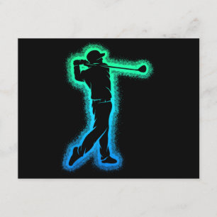Carte D'accompagnement Golf Club Golfer Enfants garçons Hommes Golfing