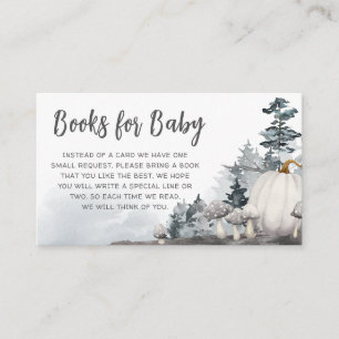 Carte D'accompagnement Gothic A Little Boo Baby shower Livres pour bébé