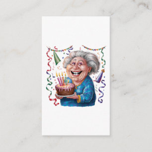 Carte D'accompagnement Granny Anniversaire Grand Sourire