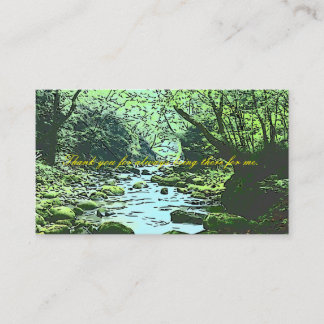 Carte D'accompagnement Green