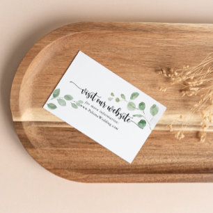 Carte D'accompagnement Green Delight Eucalyptus Site Mariage