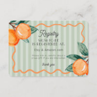 Green Little Cutie Pastel Citrus Baby Registry