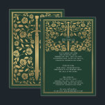 Carte D'accompagnement Green Royal Medieval Sword Détails du Mariage<br><div class="desc">Design mariage élégant et moderne,  inspiré du style médiéval de l'imaginaire. Le design n'est pas un vrai papier peint. Vous pouvez customiser plus loin en cliquant sur le bouton "PERSONNALISER". Objets correspondants dans notre boutique pour un thème de fête complet.</div>