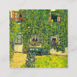 Carte D'accompagnement Gustav Klimt La Maison de Guardaboschi