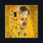 Carte D'accompagnement Gustav Klimt Le Baiser<br><div class="desc">Cartes de boîtier avec peinture à l’huile de Gustav Klimt avec feuille d’or The Kiss (1908). Un homme et une femme,  aux couleurs dorées brillantes,  embrassent et embrassent avec amour dans un champ de fleurs. Un grand cadeau pour les amateurs d'art Art Nouveau et autrichien.</div>