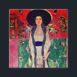 Carte D'accompagnement Gustav Klimt Portrait d'Adele Bloch-Bauer II<br><div class="desc">Cartes de boîtier représentant la peinture à l’huile de Gustav Klimt Portrait d’Adele Bloch-Bauer II (1912). Une femme dans un casquette noir se dresse dans un magnifique paysage de rouge vif, violet, rose et vert avec des fleurs et des chevaux. Un grand cadeau pour les amateurs d'art Art Nouveau et...</div>