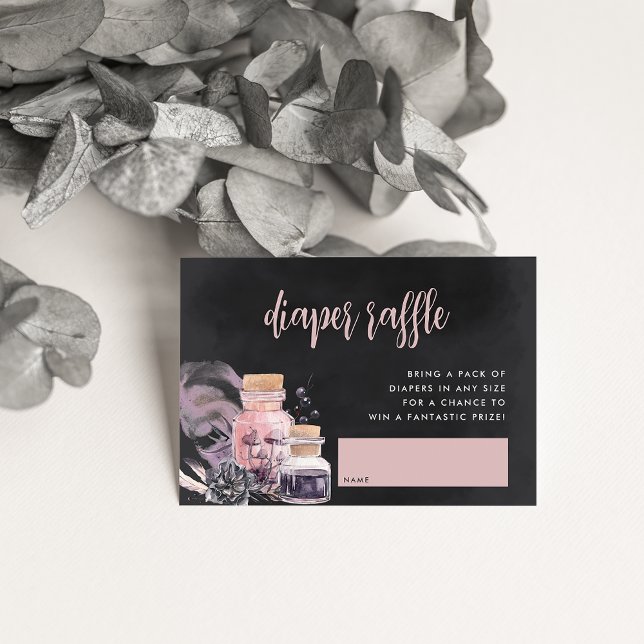 Carte D'accompagnement Halloween Baby shower Déchets Raffle (Créateur téléchargé)