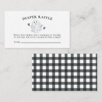 Halloween Baby shower Little Boo Diaper Raffle