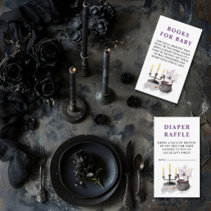 Carte D'accompagnement Halloween Ghost Little Boo Baby Diaper Raffle