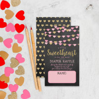 Hanging Love Hearts Petit Baby shower amoureux