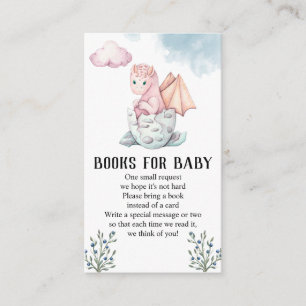 Carte D'accompagnement Hatching Dragon Baby shower Livres Pour Bébé