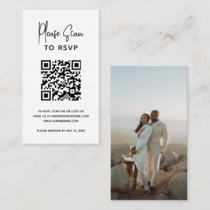 Carte D'accompagnement Heather Elegant Minimal Mariage moderne