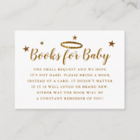 Heaven a envoyé Baby shower Livre Demande d'or