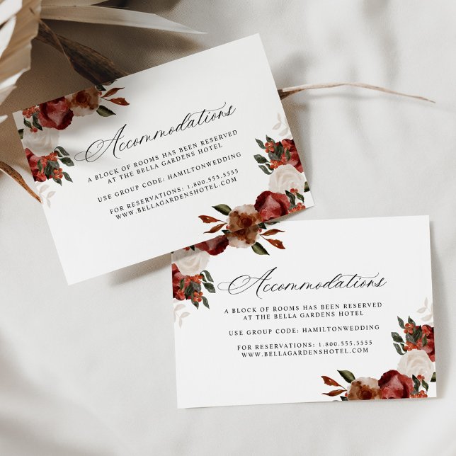 Carte D'accompagnement Hébergements hôteliers Rose de Bourgogne et d'Ivoi (Créateur téléchargé)