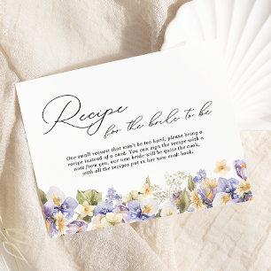 Carte D'accompagnement Heure Pour La Fête des mariées De Recette De Thé