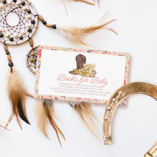 Carte D'accompagnement Hey Y'all Cowboy Boot & Bouquet Livres pour bébé