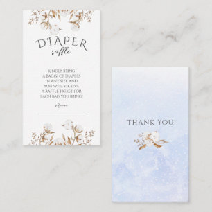 Carte D'accompagnement Hiver Baby shower de la chair neutre pour les couc
