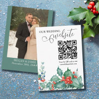 Hiver Mariage Holly Pine Website QR Code