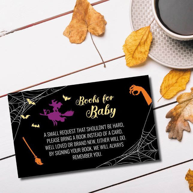 Carte D'accompagnement Hocus Pocus Baby showers Livres pour Baby Card (Créateur téléchargé)