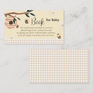 Carte D'accompagnement Honey Bee Book pour Baby Baby shower