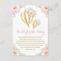 Hot Air Balloon Blush Rose Floral Livres pour bébé