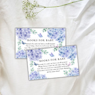 Carte D'accompagnement Hydrangea Floral Garden Livres Pour Baby shower