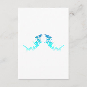Carte D'accompagnement Idée Cadeau Couple Requin Marteau Tribal Maori