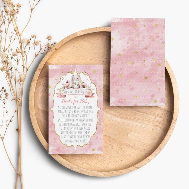 Carte D'accompagnement Il Y A Du Lapin Sur Le Chemin ! Demande de carnet  (Créateur téléchargé)