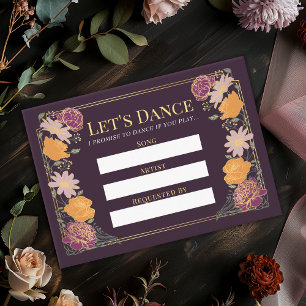 Carte D'accompagnement Imaginaire Enchanted Garden Wedding Demande de cha