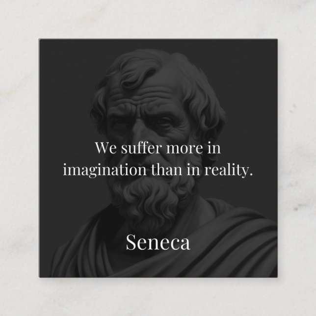 Carte D'accompagnement Imagination and Suffering: Seneca on Perception (Devant)
