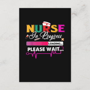 Carte D'accompagnement Infirmière en cours Infirmière Funny Nursing Schoo
