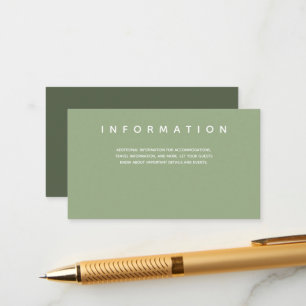 Carte D'accompagnement Information sur la typographie de la zone de micro