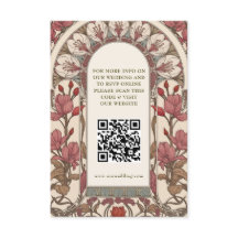Informations sur le site web de mariage Code QR Ar