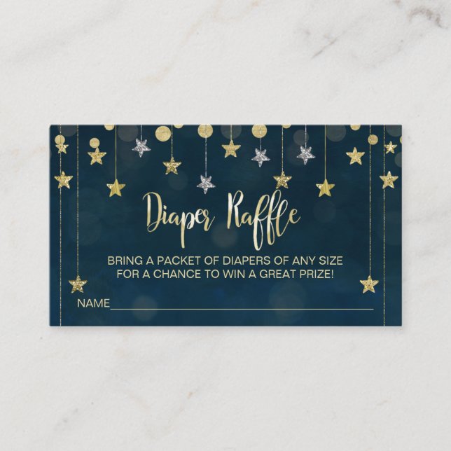 Carte D'accompagnement Insérez le billet de tombole de la petite couche é (Devant)