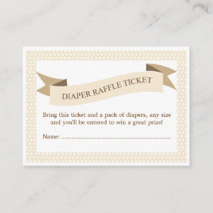 Carte D'accompagnement Insertion bronzage de billet de tombola de