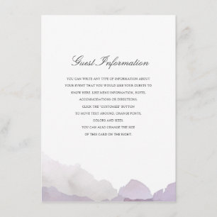 Carte D'accompagnement Insertion de Mariage de débonair