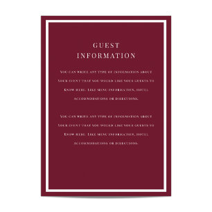 Carte D'accompagnement Insertion de Mariage de superposition brossée