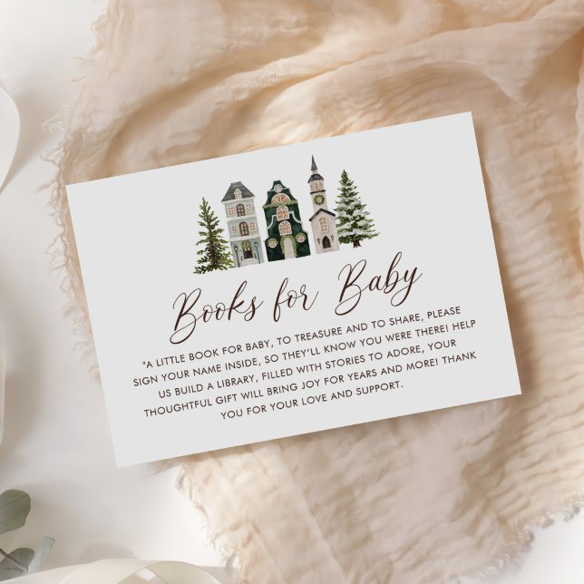 Carte D'accompagnement It Takes a Village Baby Shower  Books for Baby (Créateur téléchargé)